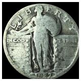 1927-S Silver Standing Liberty Quarter NICELY  CI
