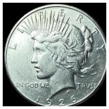 1926-S Peace Silver Dollar CHOICE AU