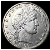 1900-S Silver Barber Half Dollar CLOSELY  UNCIRCU