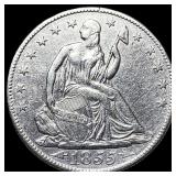 1855-O Silver Half Dollar CLOSELY UNCIRCULATED
