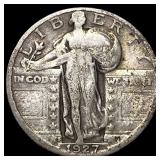 1927-S Silver Standing Liberty Quarter ABOUT UNCIR