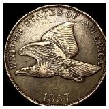 1857 Flying Eagle Cent CLOSELY UNCIRCULATED