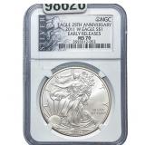 2011-W Silver Eagle NGC MS70