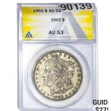 1902 Morgan Silver Dollar ANACS AU53