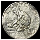 1925-S Silver California Diamond Jubilee Half Doll