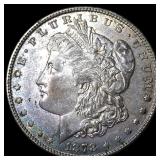 1878 Silver Morgan Dollar CLOSELY  UNCIRCULATED