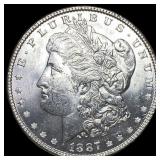 1887 Silver Morgan Dollar UNCIRCULATED