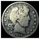 1899 Barber Half Dollar NICELY CIRCULATED