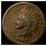 1867 Indian Head Cent LIGHTLY CIRCULATED