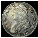 1823 Capped Bust Half Dollar NEARLY UNCIRCULATED