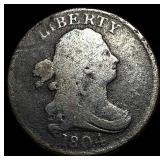1804 Copper Half Cent LIGHTLY CIRCULATED