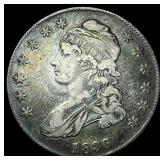 1836 Silver Capped Bust Half Dollar NEARLY UNCIRCU