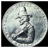 1920 Silver Pilgrim Tercentenary Half Dollar UNCIR