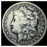 1884 Morgan Silver Dollar ABOUT UNCIRCULATED