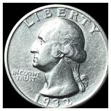 1932-S Silver Washington Quarter UNCIRCULATED