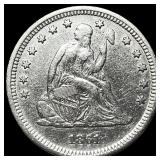 1861 Seated Liberty Quarter CLOSELY UNCIRCULATED