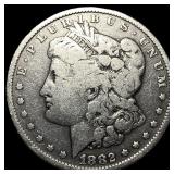 1882-O Silver Morgan Dollar ABOUT UNCIRCULATED