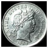 1904-S Silver Barber Dime UNCIRCULATED