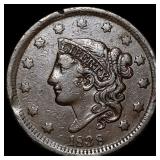 1838 Coronet Head Large Cent NEARLY UNCIRCULATED