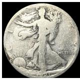 1921-S Silver Walking Liberty Half Dollar  LIGHTL