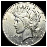 1935-S Peace Silver Dollar CLOSELY  UNCIRCULATED