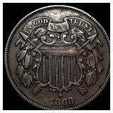 1868 Two-Cent Piece CLOSELY UNCIRCULATED