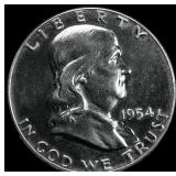 1954 Franklin Half Dollar CHOICE PROOF