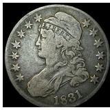 1831 Capped Bust Half Dollar ABOUT UNCIRCULATED