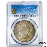 1921-S Morgan Silver Dollar PCGS MS62