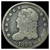 1829 Capped Bust Half Dime NICELY CIRCULATED