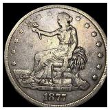 1877 Silver Trade Dollar LIGHTLY CIRCULATED