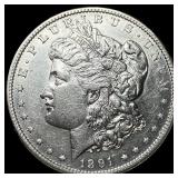 1891-S Silver Morgan Dollar UNCIRCULATED