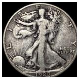 1920-S Silver Walking Liberty Half Dollar NEARLY U