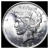 1922 Silver Peace Dollar UNCIRCULATED