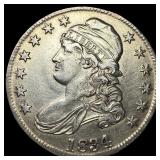 1834 Capped Bust Half Dollar CHOICE AU