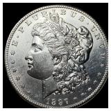1897-S Silver Morgan Dollar CHOICE BU