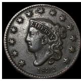1832 Coronet Head Large Cent NEARLY UNCIRCULATED