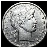 1903-S Silver Barber Half Dollar UNCIRCULATED