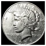 1935-S Silver Peace Dollar CLOSELY UNCIRCULATED