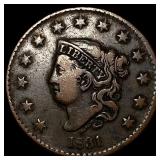 1831 Coronet Head Large Cent NEARLY UNCIRCULATED