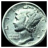1927 Mercury Dime CLOSELY UNCIRCULATED