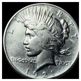 1921 Silver Peace Dollar CHOICE AU