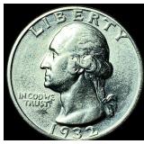 1932 Silver Washington Quarter UNCIRCULATED
