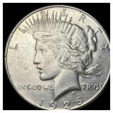 1926-S Silver Peace Dollar CLOSELY  UNCIRCULATED
