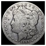 1893-CC Morgan Silver Dollar LIGHTLY CIRCULATED