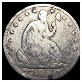 1853 Arrows Seated Liberty Half Dollar LIGHTLY CIR