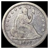 1839 Seated Liberty Quarter ABOUT UNCIRCULATED