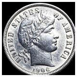 1906 Barber Dime UNCIRCULATED