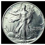 Walking Liberty Half Dollar 1939-S UNCIRCULATED