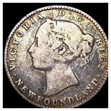1894 Newfoundland Silver 10 Cents LIGHTLY CIRCULAT